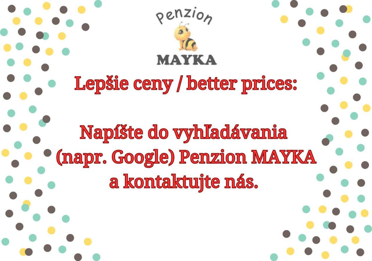 Penzion Mayka Hotel Káposztafalva Kültér fotó